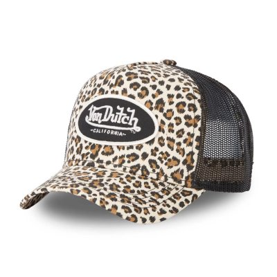 Casquette - Von Dutch Oval Patch Trucker (léopard)