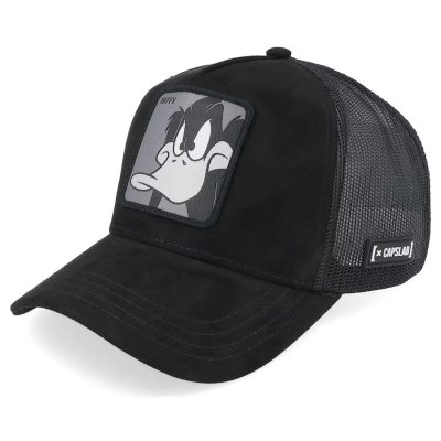 Casquette - Capslab Looney Tunes Daffy Duck DUC Trucker (noir)