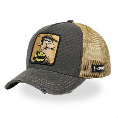Casquette - Capslab Lucky Luke Joe Trucker (gris/beige)