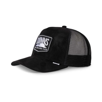 Casquette - Djinns HFT DNC 3.0 Hairy Suede Trucker (noir)