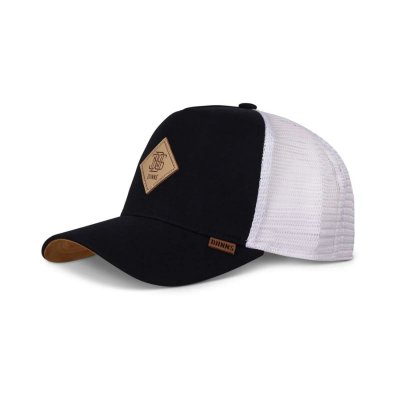 Casquette - Djinns HFT Jersey Patch Trucker (noir/blanc)