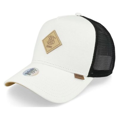 Casquette - Djinns HFT Jersey Patch Trucker (blanc/noir)