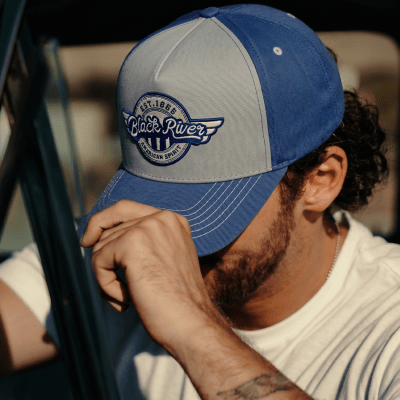 Casquette - Black River Voyager Cotton Cap (bleu)