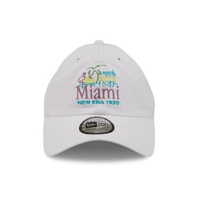 Casquettes - New Era Script Logo 9TWENTY (blanc)