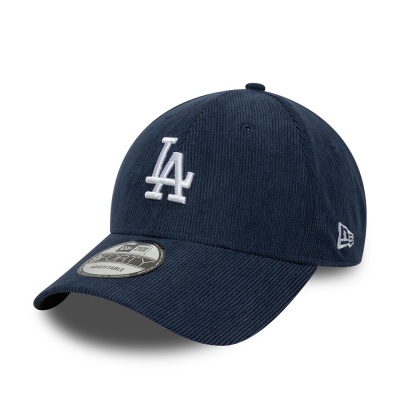 Casquette - New Era Los Angeles Dodgers 9FORTY Corduroy (bleu)