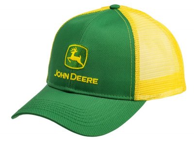 Casquettes - John Deere Logo Mesh Back Cap (jaune/vert)