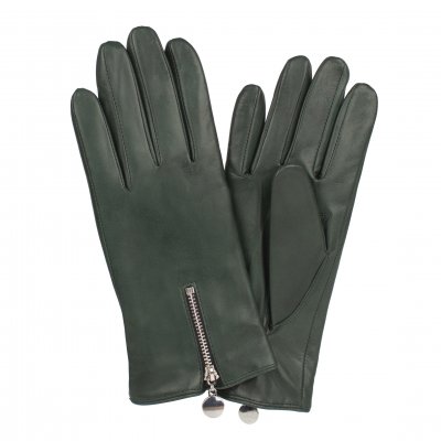 Gants - HK Women's Hairsheep Leather Zip Glove with Wool Lining (Vert)