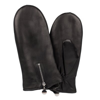 Gants - HK Women's Hairsheep Leather Mittens with Wool Pile Lining (Noir)