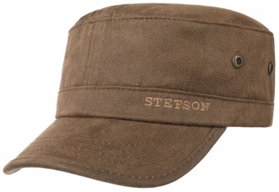 Casquette gavroche/irlandaise - Stetson Stampton Army Cap (marron)
