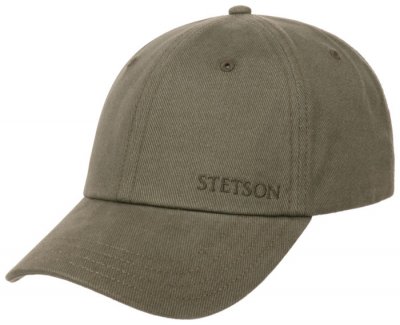 Casquettes - Stetson Brushed Twill Baseball Cap (olive)