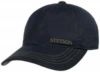 Casquettes - Stetson Baseball Cap Waxed Cotton WR (bleu foncé)