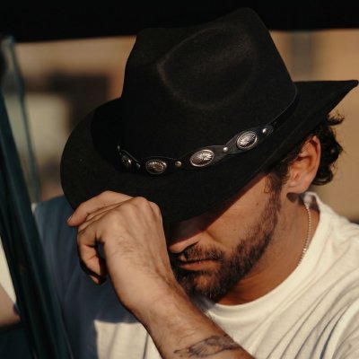 Chapeaux - Gårda Pueblo Cowboy (noir)
