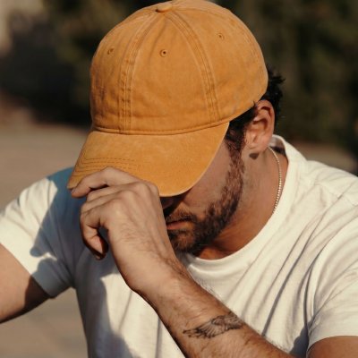 Casquettes - Gårda Washed (jaune)