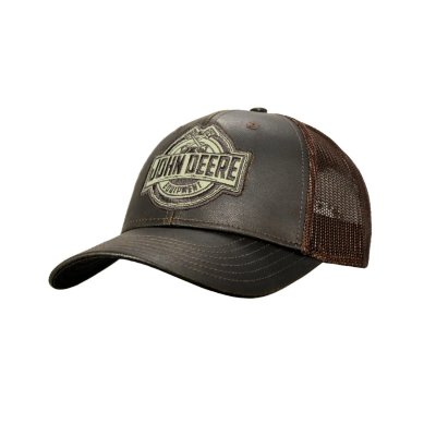 Casquette - John Deere Oilskin Mesh Trucker (marron)