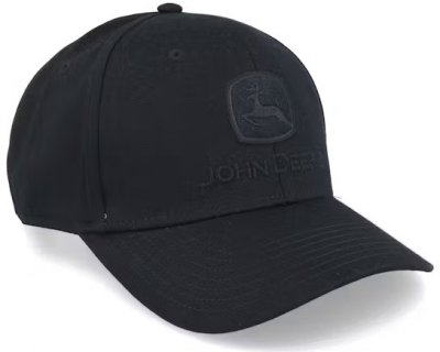 Casquettes - John Deere Blackout Full Twill Cap (noir)
