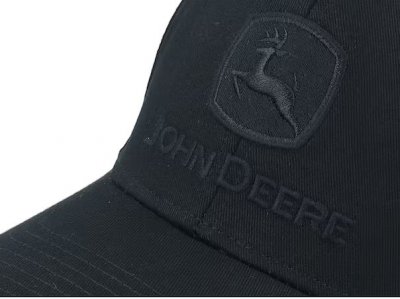 Casquettes - John Deere Blackout Full Twill Cap (noir)