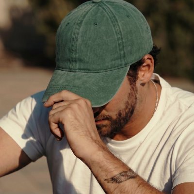Casquettes - Gårda Washed (vert)