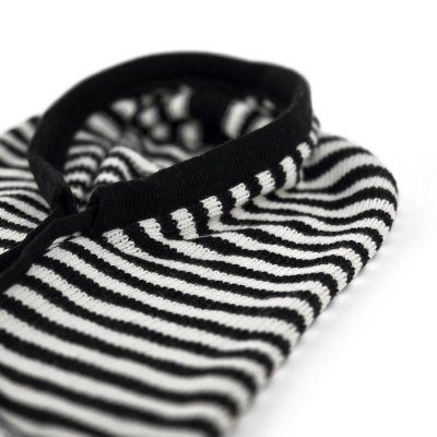 Cagoule - Gårda Valloire Striped Wool Mix Balaclava (noir/blanc)
