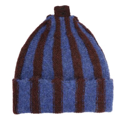 Bonnet Enfants - Gårda Bodafors Beanie (bleu/bordeaux)
