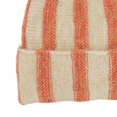 Bonnet Enfants - Gårda Bodafors Beanie (crème/orange)