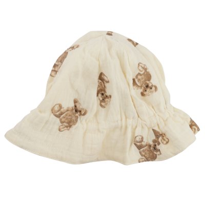 Chapeaux Enfant - Gårda Plush Bear Bucket Hat (blanc cassé)