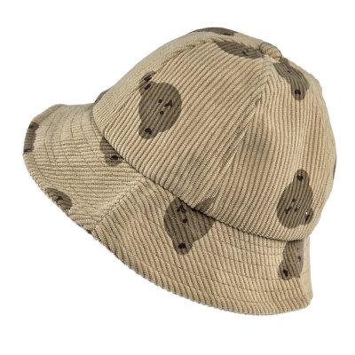 Chapeaux Enfant - Gårda Teddybear Corduroy Hat (beige)