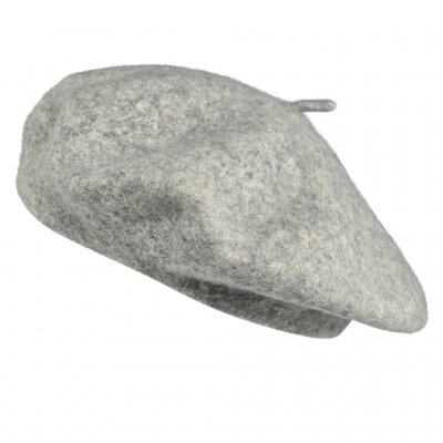 Berets - Gårda Annecy Wool Beret (gris clair)