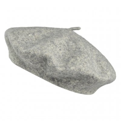 Berets - Gårda Annecy Wool Beret (gris clair)