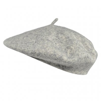 Berets - Gårda Annecy Wool Beret (gris clair)
