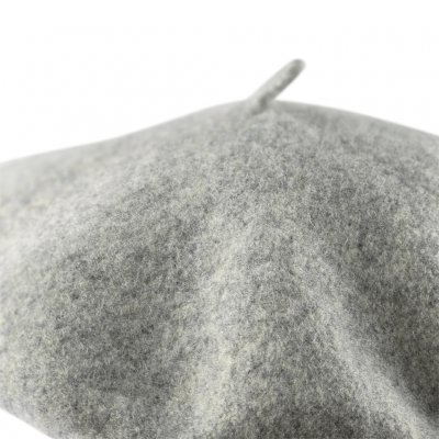 Berets - Gårda Annecy Wool Beret (gris clair)