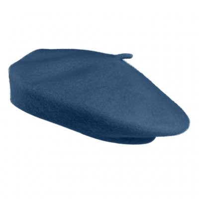 Berets - Gårda Annecy Wool Beret (petrol)