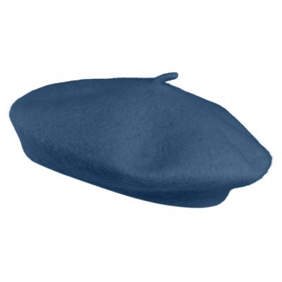 Berets - Gårda Annecy Wool Beret (petrol)
