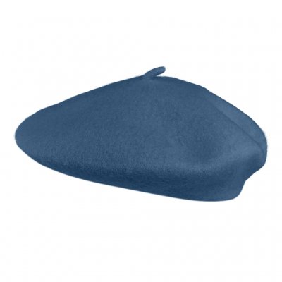 Berets - Gårda Annecy Wool Beret (petrol)