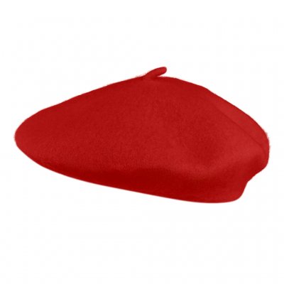 Berets - Gårda Annecy Wool Beret (rouge)