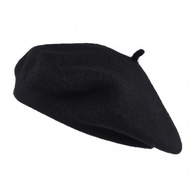 Berets - Gårda Annecy Wool Beret (noir)