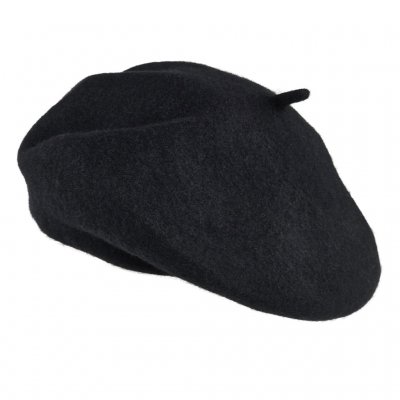 Berets - Gårda Annecy Wool Beret (noir)