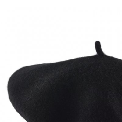 Berets - Gårda Annecy Wool Beret (noir)