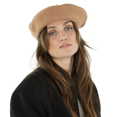 Berets - Gårda Annecy Wool Beret (chameau)