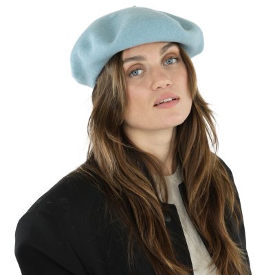 Berets - Gårda Annecy Wool Beret (bleu clair)