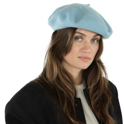 Berets - Gårda Annecy Wool Beret (bleu clair)