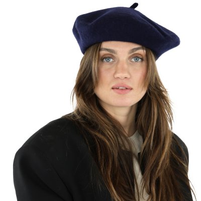 Berets - Gårda Annecy Wool Beret (bleu marine)