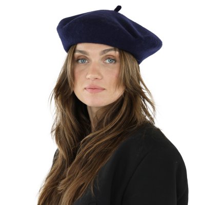 Berets - Gårda Annecy Wool Beret (bleu marine)