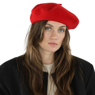 Berets - Gårda Annecy Wool Beret (rouge)