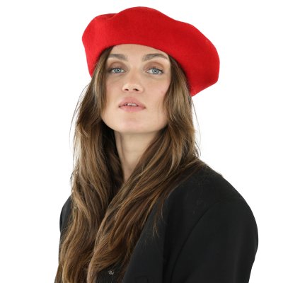Berets - Gårda Annecy Wool Beret (rouge)