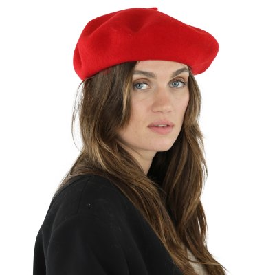 Berets - Gårda Annecy Wool Beret (rouge)