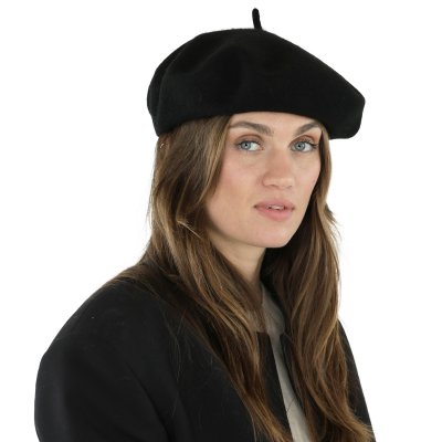 Berets - Gårda Annecy Wool Beret (noir)