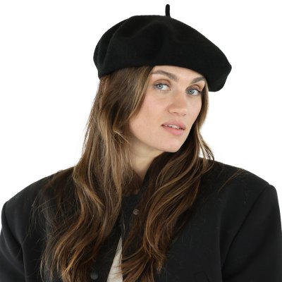 Berets - Gårda Annecy Wool Beret (noir)
