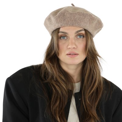 Berets - Gårda Annecy Wool Beret (taupe)