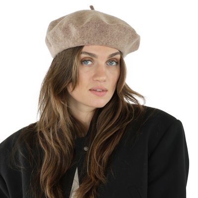 Berets - Gårda Annecy Wool Beret (taupe)