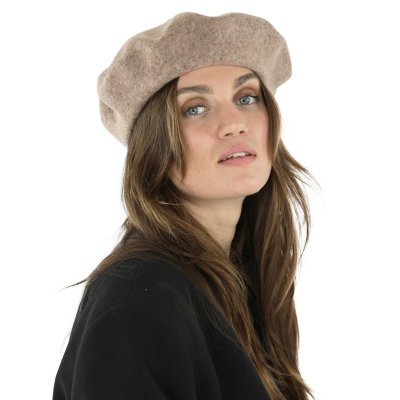 Berets - Gårda Annecy Wool Beret (taupe)